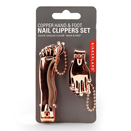 Kikkerland Hand and Foot Clipper Set Copper - Image 1