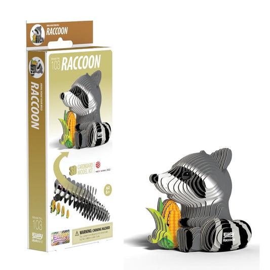 Eugy Raccoon 3D Model - Image 1