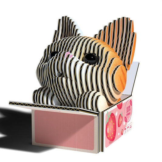 Eugy Cat Pumpkin 3D Model Craft Kit - Image 2