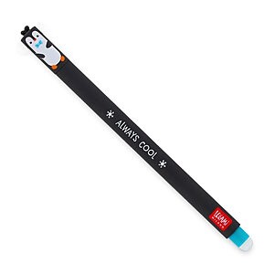 LEGAMI Erasable Gel Pens Penguin Turquoise Ink - Image 1