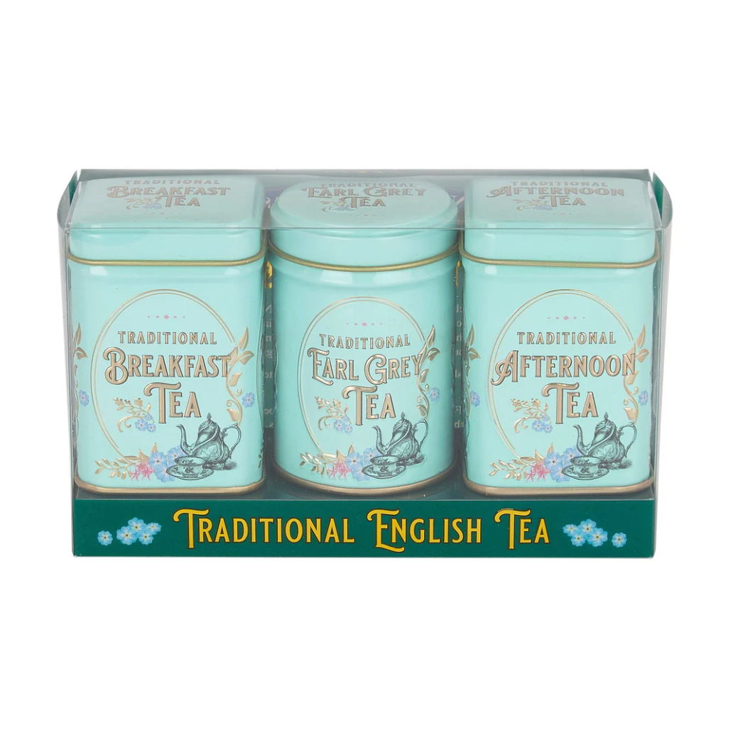 Vintage Victorian Tea Tins with Loose-leaf Tea - Image 2
