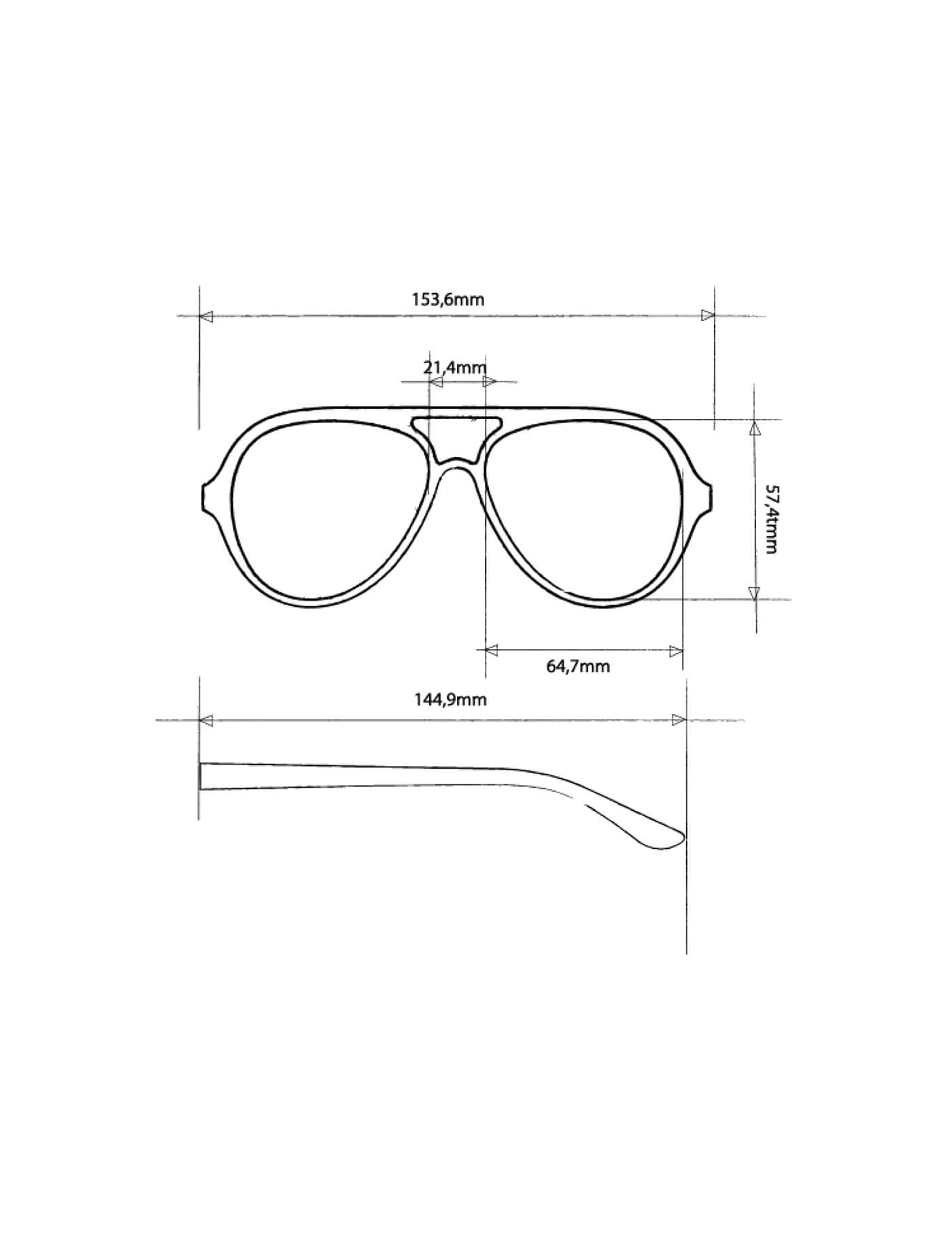 Okkia Alessio Unisex Sunglasses OK021-BK - Image 5