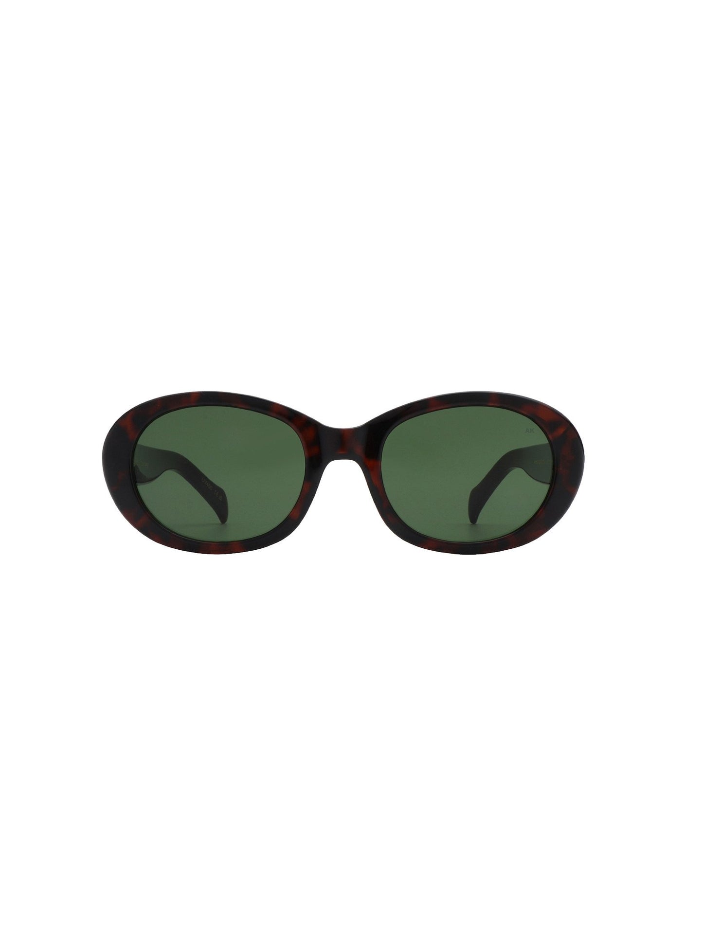 A. Kjaerbede Anma Round Sunglasses in Demi Tortoise-Brown - Image 2