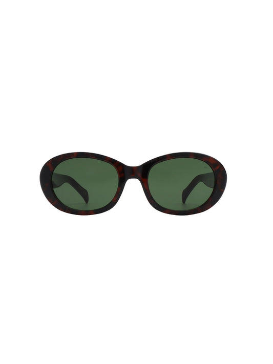 A. Kjaerbede Anma Round Sunglasses in Demi Tortoise-Brown - Image 2