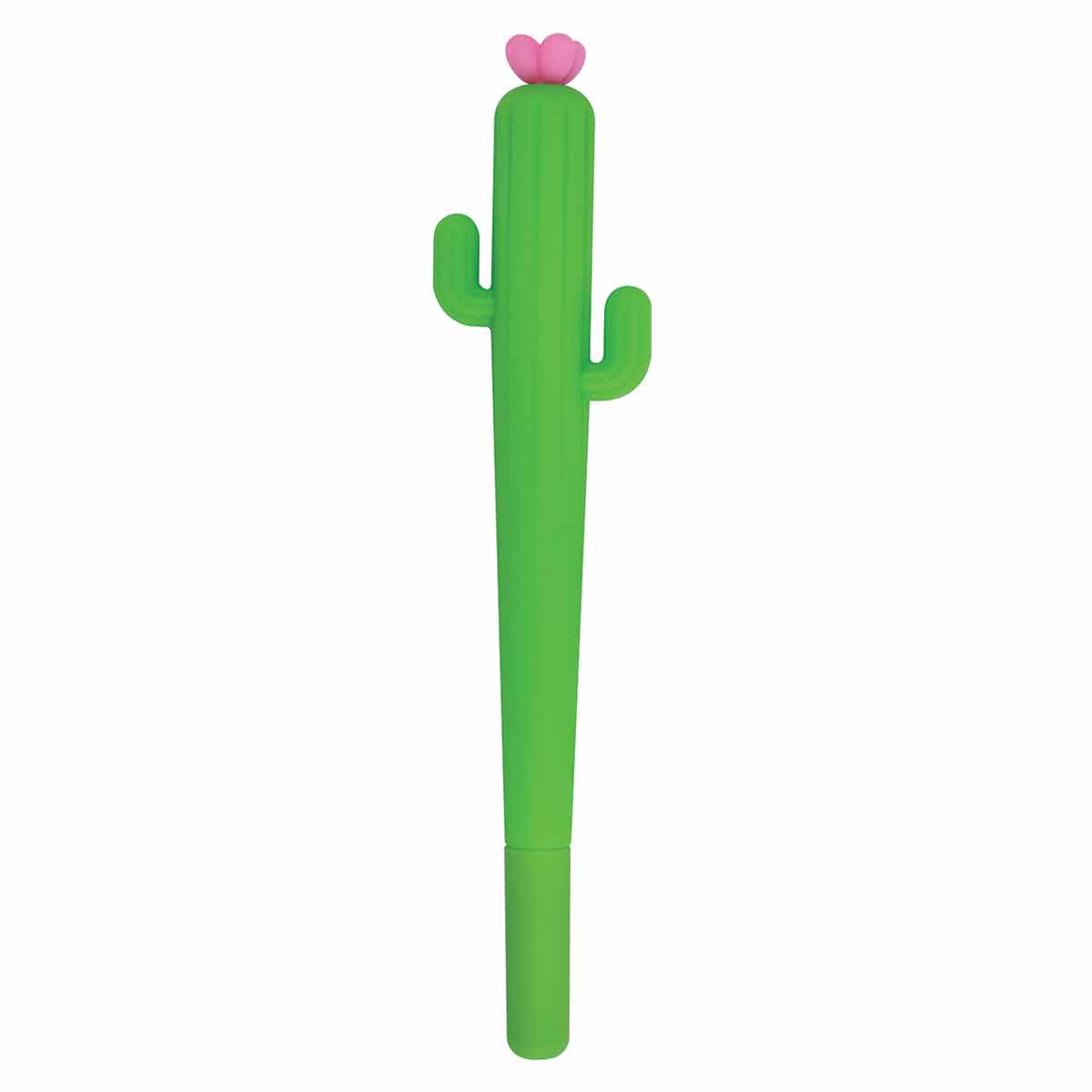 Cactus Black Gel Pen - Green - Image 1