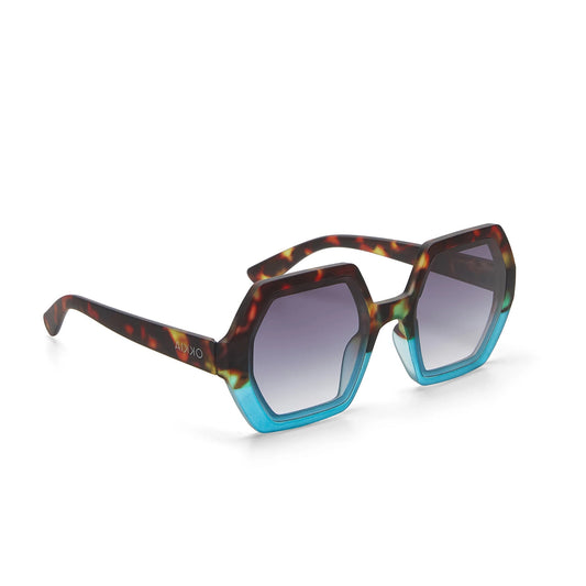 Okkia Emma Sunglasses - Havana Blue - image 2