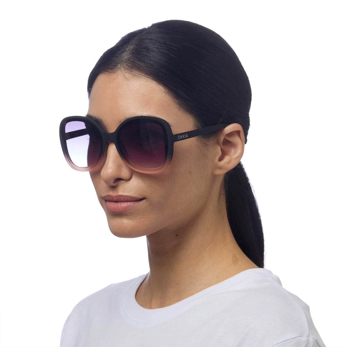 Okkia Anna Sunglasses - Black Pink - image 5
