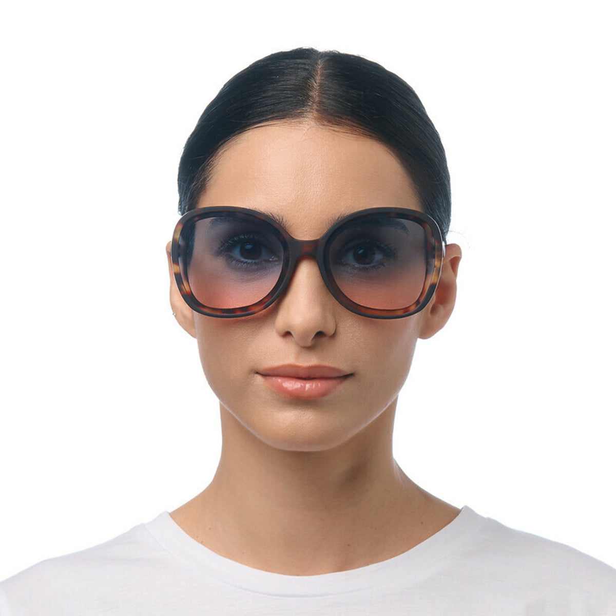 Okkia Anna Sunglasses - Black with Blue/Pink Lenses - image 5