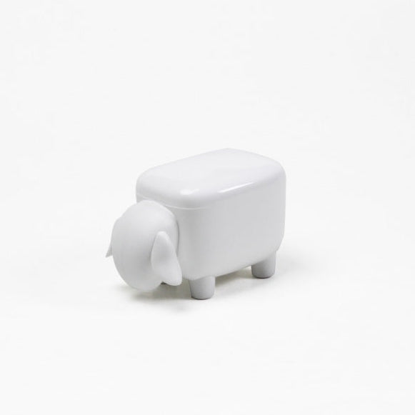Qualy White Sheep Container - Image 1