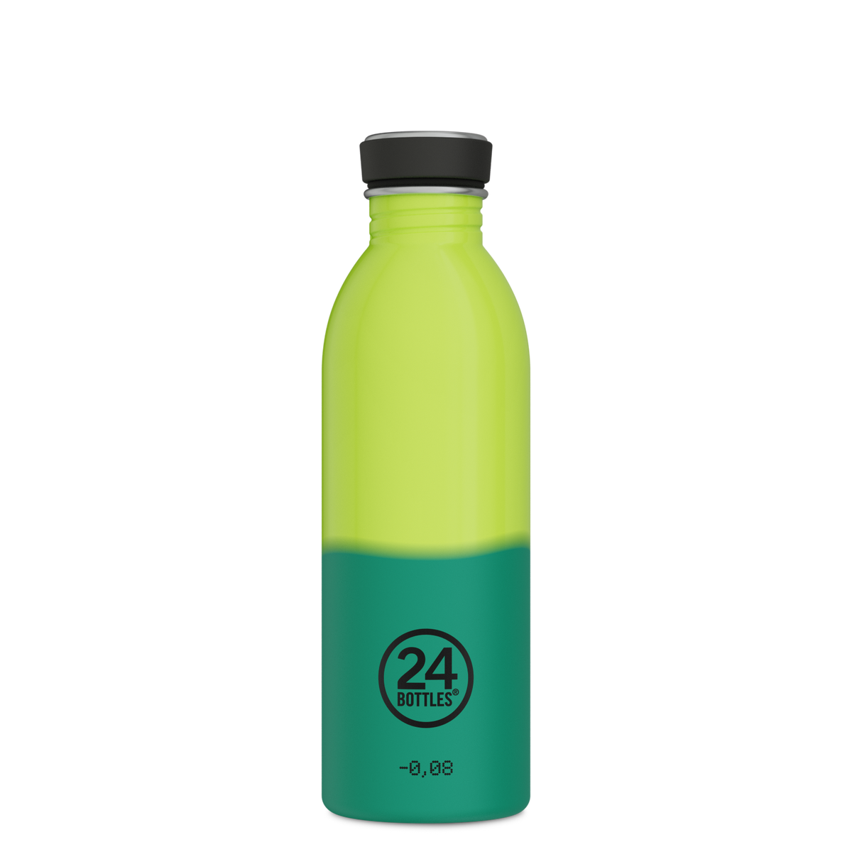 24Bottles Urban Bottle REactive Yellow Green 500ml