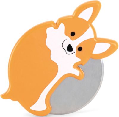 Kikkerland Design Corgi Pizza Cutter - Image 1