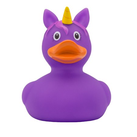 Unicorn Duck Purple Rubber Duck - Image 1