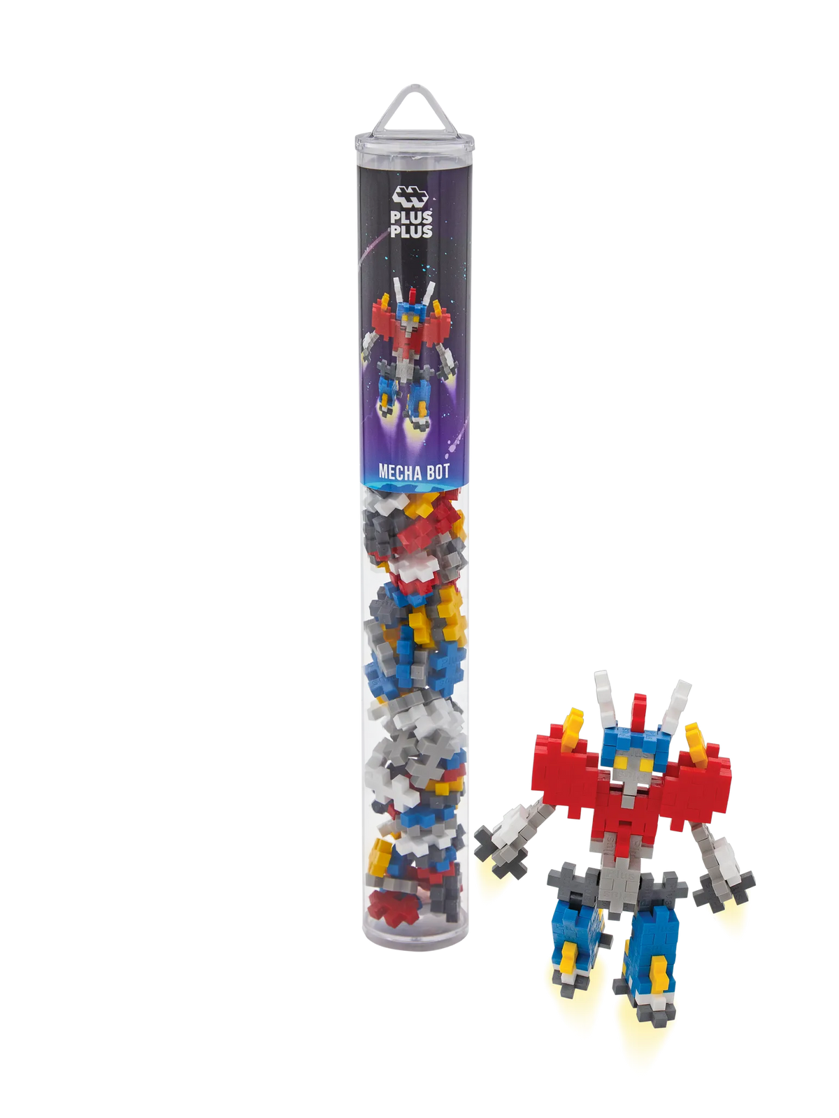 Plus-Plus Mecha Bot Tube 100 Pieces