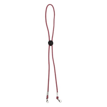 Braided Mask Lanyard - Red - Image 1