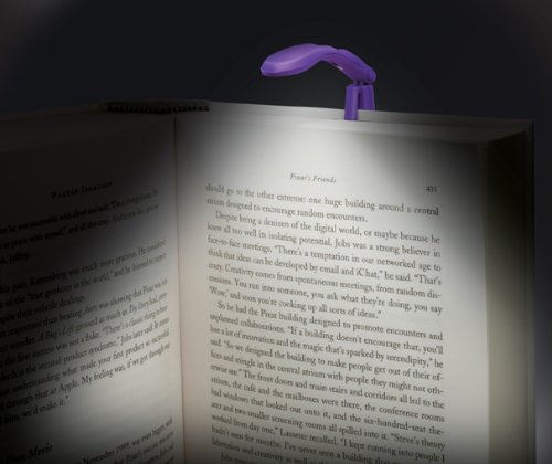 Really Tiny Book Light - Purple - Image 3