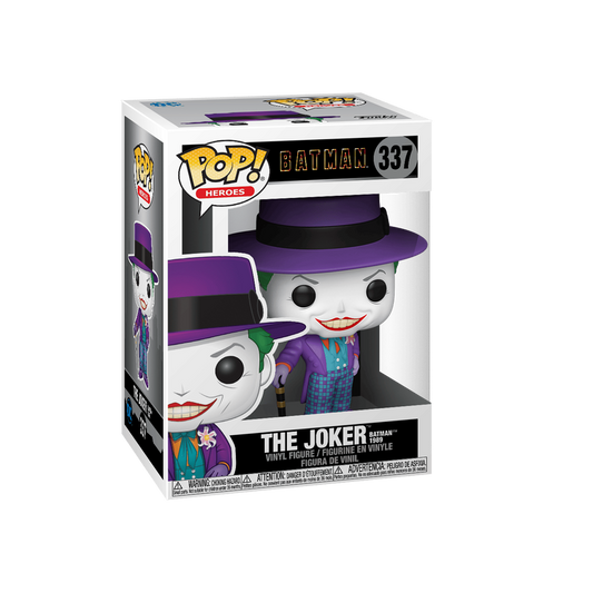 Funko POP! Heroes: Batman 1989 - Joker With Hat - Image 2
