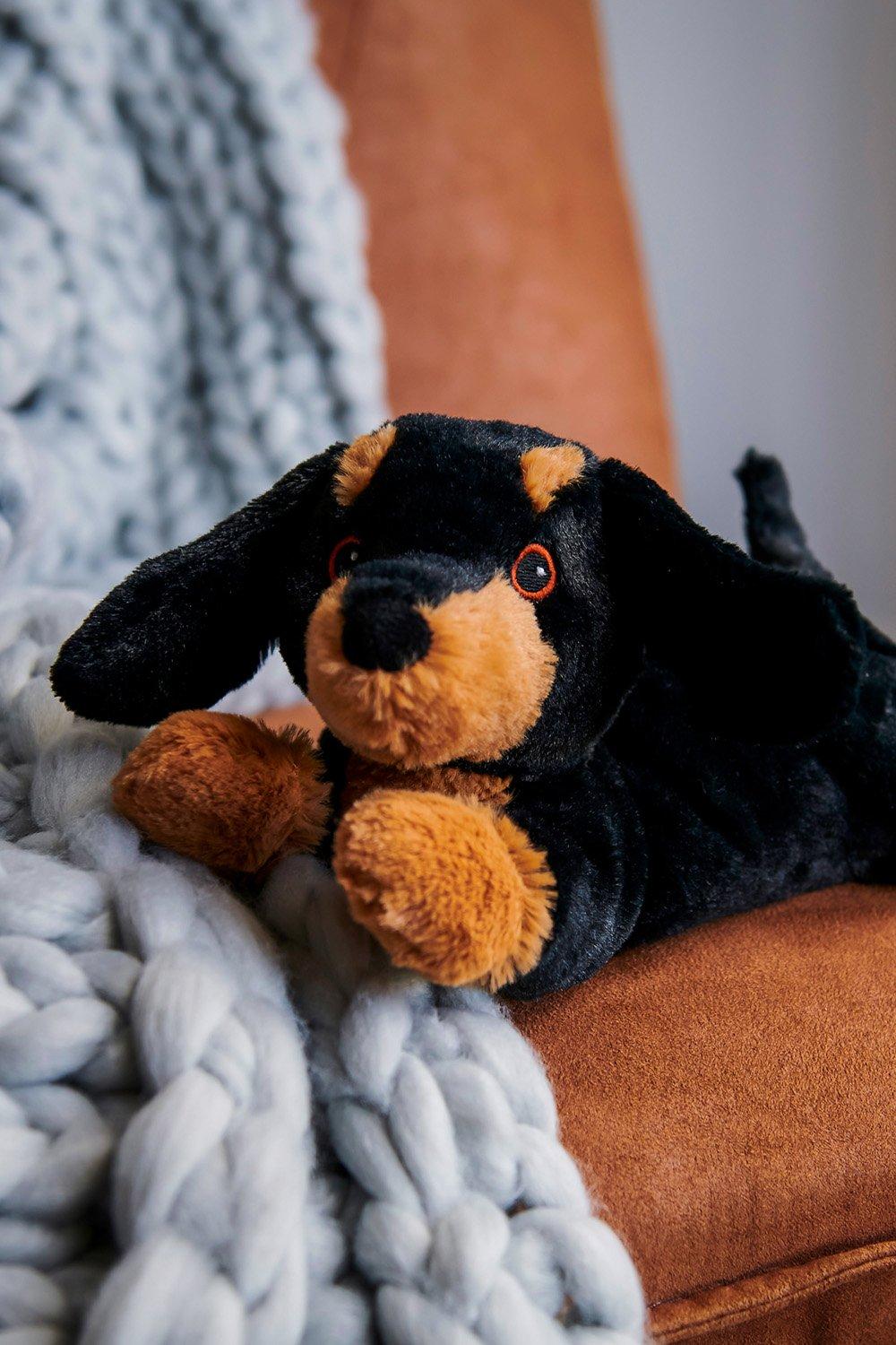 Warmies Junior Plush Dachshund MEDIUM Warming Microwave Soft Toy Microwave Hot Water Bottles - Image 1
