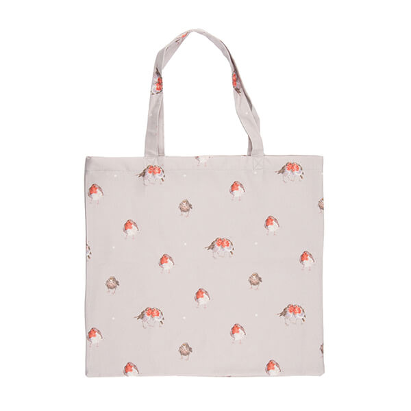 Wrendale Designs 'Jolly Robin' Robin Foldable Shopper Bag - Image 1