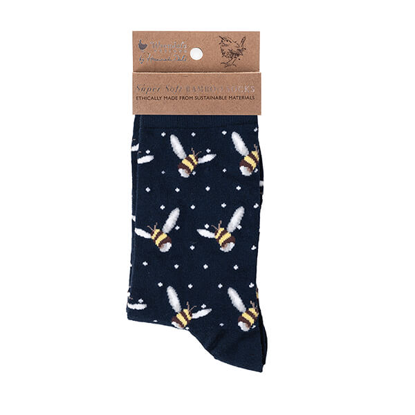 Wrendale Busy Bee Bamboo Socks - Image 1