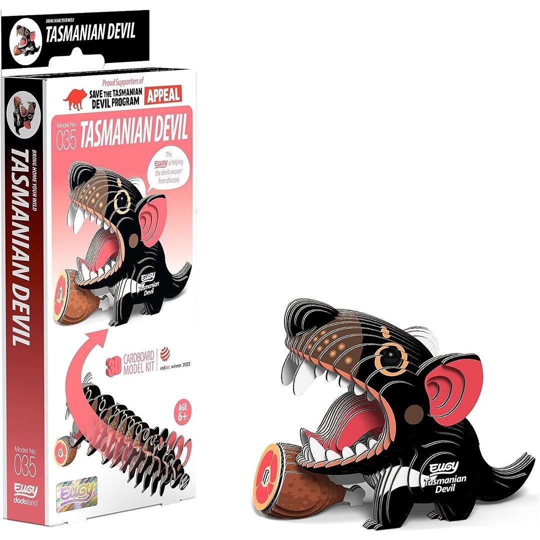 EUGY Tasmanian Devil 3D Model Craft Kit - Image 1