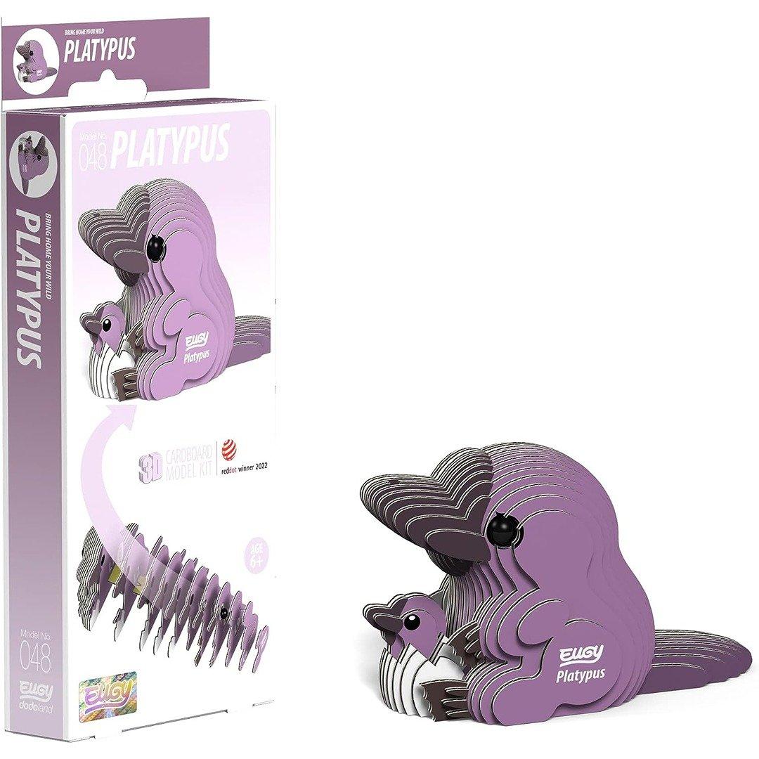 EUGY Platypus 3D Model Craft Kit - Image 1