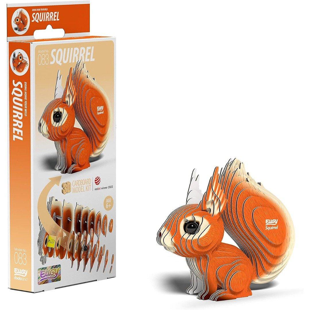 EUGY Squirrel 3D Craft Kit - Image 1