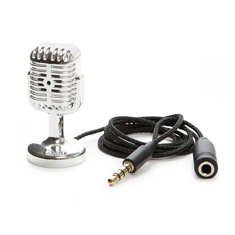 Kikkerland Retro Karaoke Mini Mic - Image 1