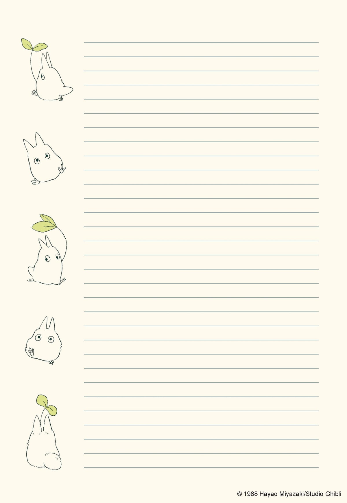 Studio Ghibli My Neighbor Totoro Stationery Set - image 5
