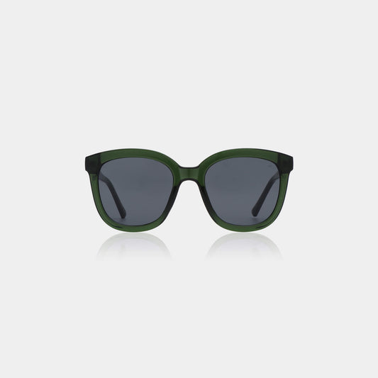 Sunglasses Billy in Dark Green Transparent