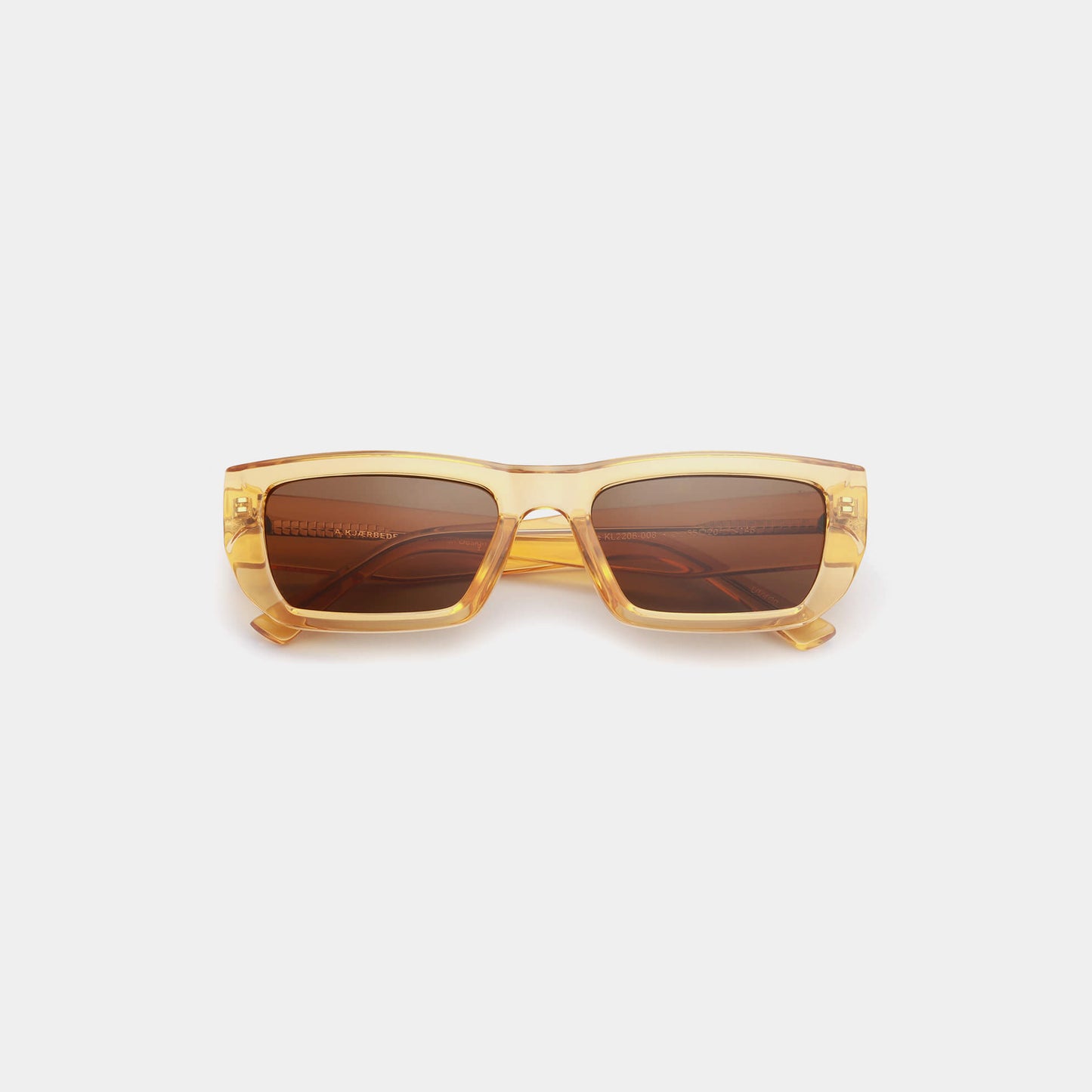 Sunglasses Square Fame in Yellow Transparent