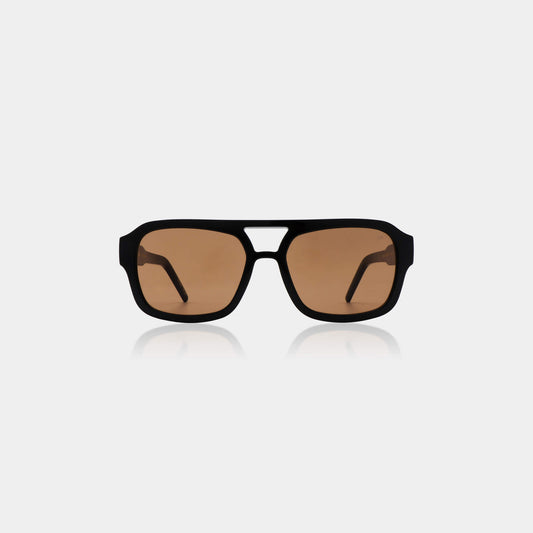 Sunglasses Kaya in Black and Brown Lenses