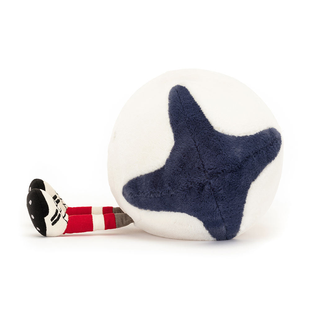 Amuseables Rugby Ball Official Jellycat Soft Toy
