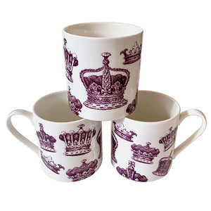 Anne Harris Queen Elizabeth II Crown Ceramic Mug