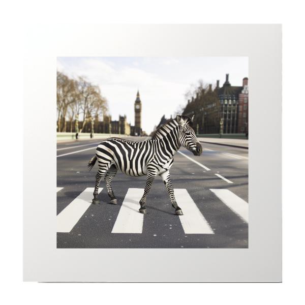 Zebra Crossing London Photography Art Print