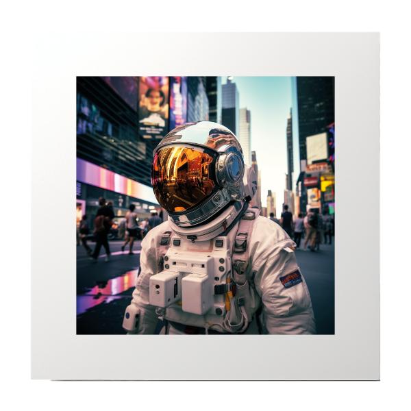 Astronaut in New York Photography Print