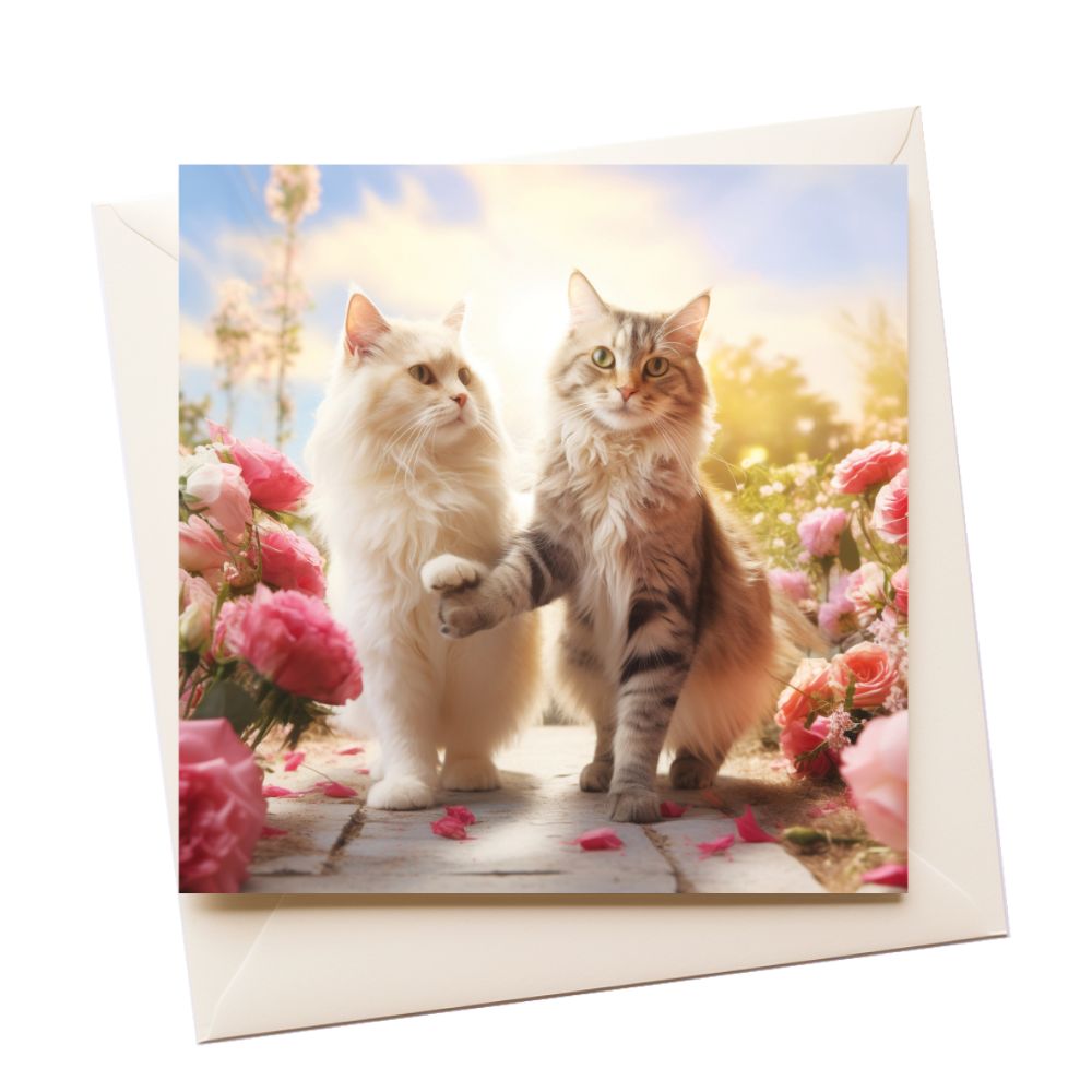 Cats Love Greeting Card