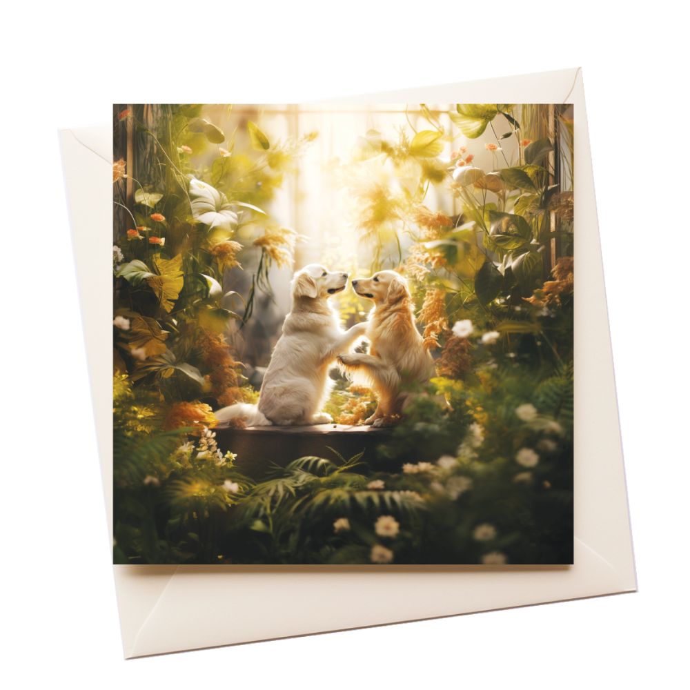 Dogs Love Greeting Card