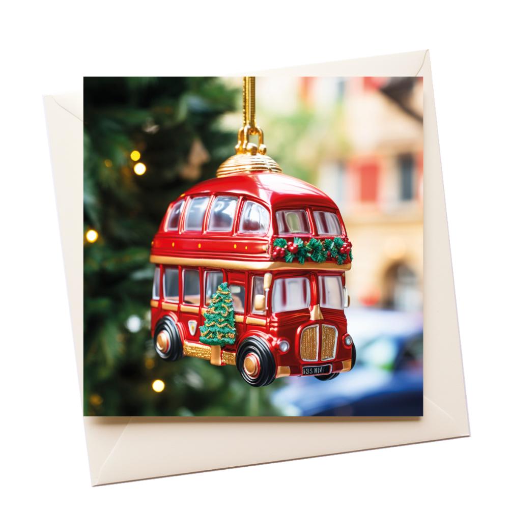 Christmas Bauble Greeting Card