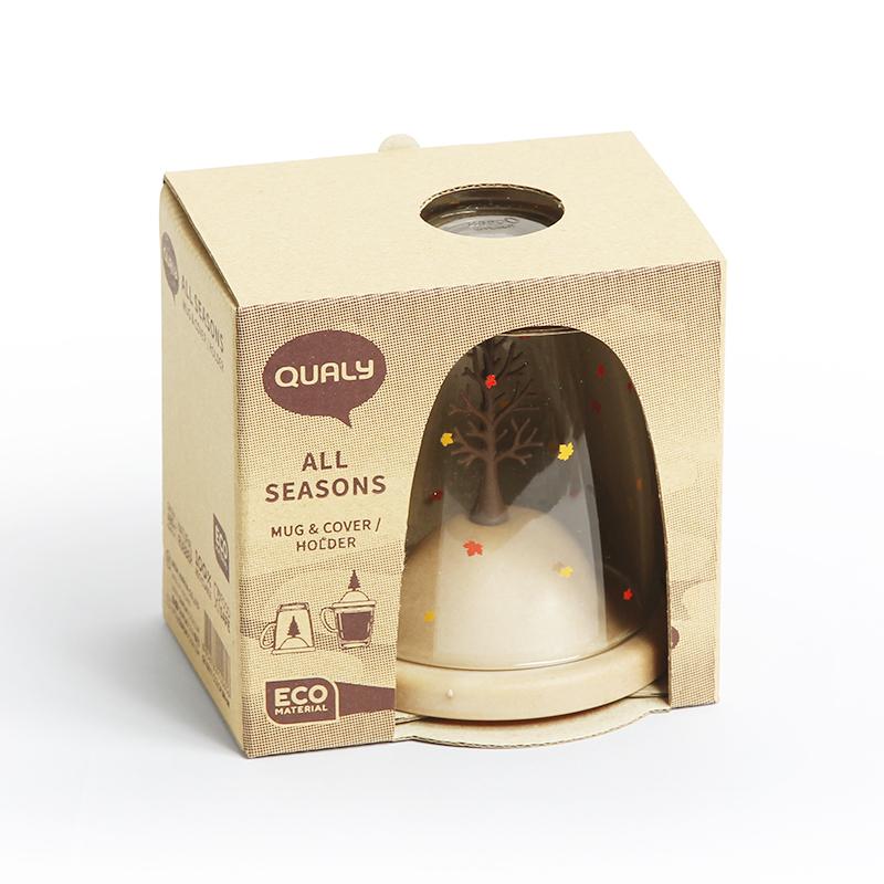 Qualy - Mug | Autumn Mug | Brown-Brown