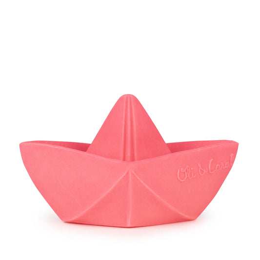 Little Concepts - Toy | Origami Boat Pink | Teething Toy