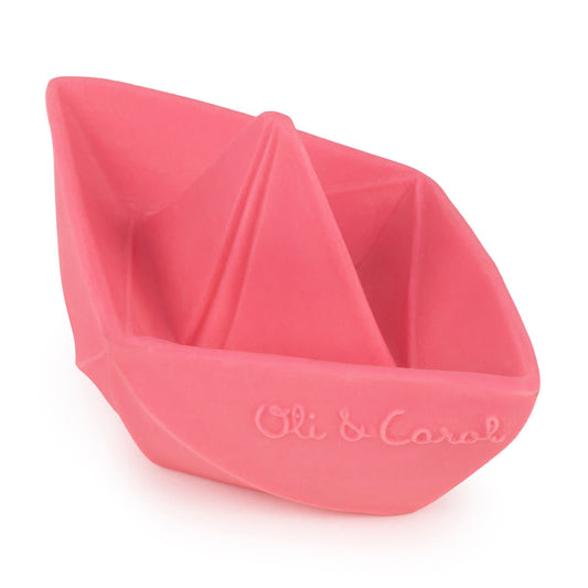 Little Concepts - Toy | Origami Boat Pink | Teething Toy