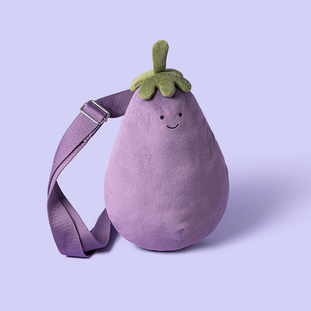 Jellycat | Aubergine Bum Bag | Soft Toy