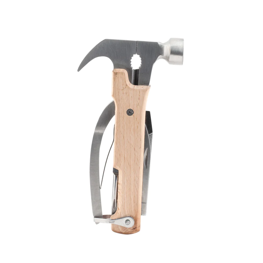 Kikkerland - Multi Tool | Wood Hammer Multi-Tool