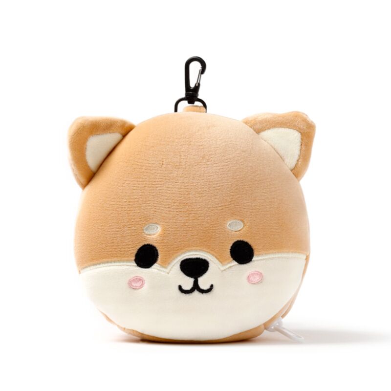 Relaxeazzz Shiba Inu Dog Plush Travel Pillow & Eye Mask - image 4