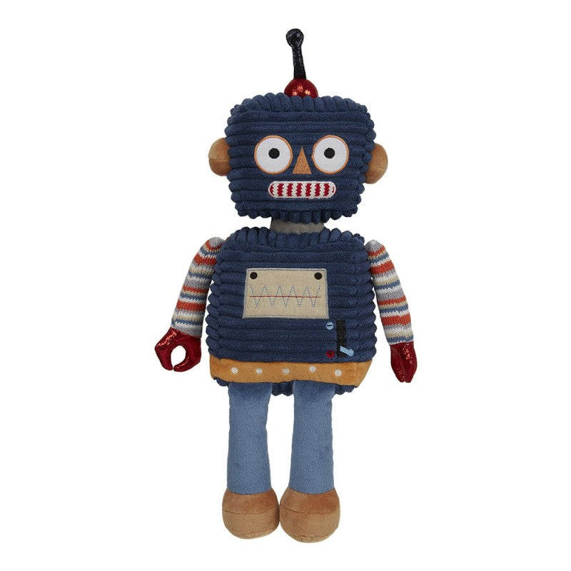 The Puppet Company - Soft Toy | Robot - Dark Blue | Wilberry Robots