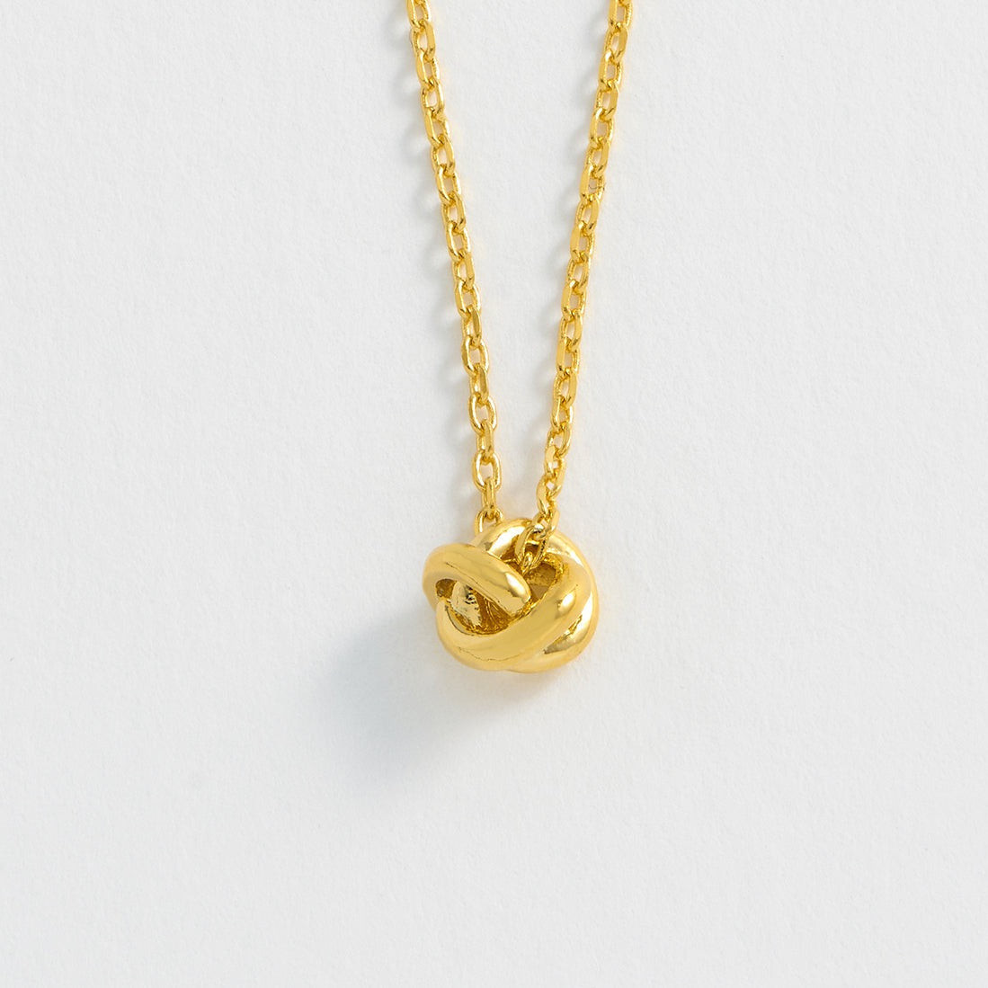 Estella Bartlett - Necklace | Knot Charm Necklace | Gold Plated