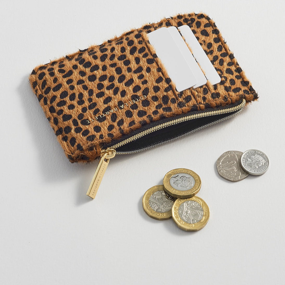 Estella Bartlett - Card Purse | Cheetah Print