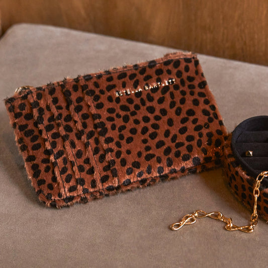 Estella Bartlett - Card Purse | Cheetah Print