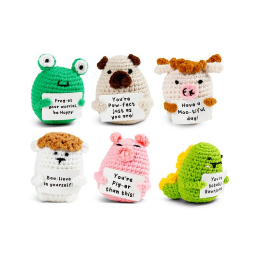 Positive Emotional Support Crochet Animals Mix 2 - image 2