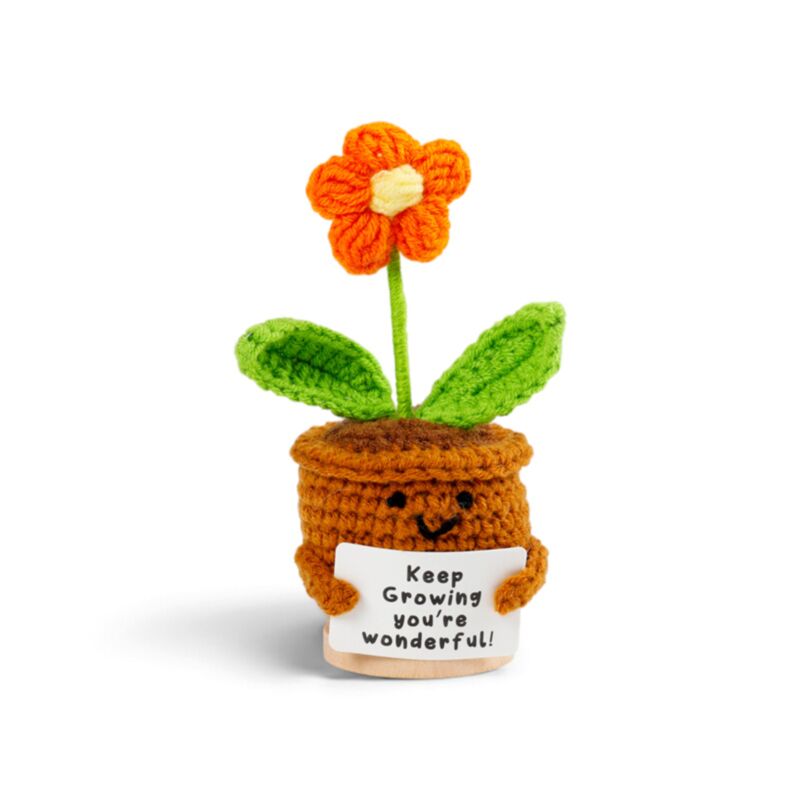 Positive Emotional Support Crochet Flowers - image 4